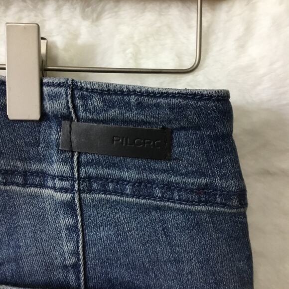 Anthropologie Pilcro Blue High-rise Skinny Jeans - Picture 9 of 16